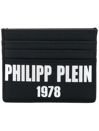 Shop Philipp Plein Logo Cardholder - Black