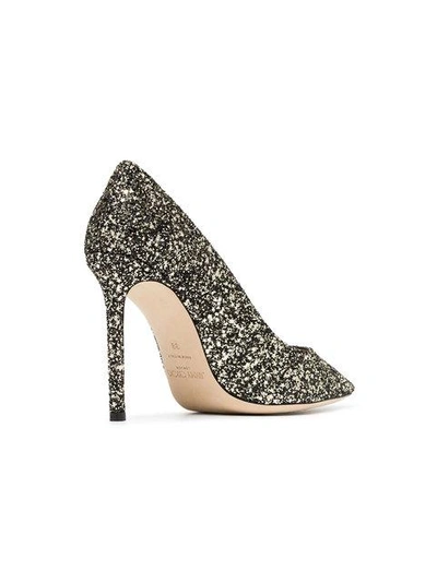 Shop Jimmy Choo Romy Glitter Pumps - Metallic