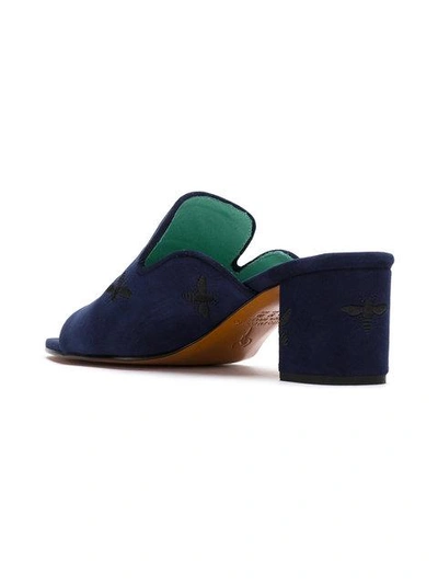 Shop Blue Bird Shoes Bees Mules In Blue