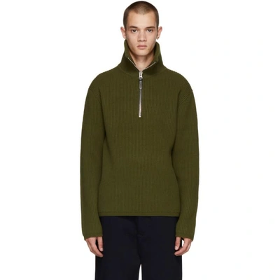 Fisherman Jumper Hunter Green In Hunter Grn