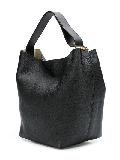 Shop Givenchy Medium Gv Bucket Bag  In Black