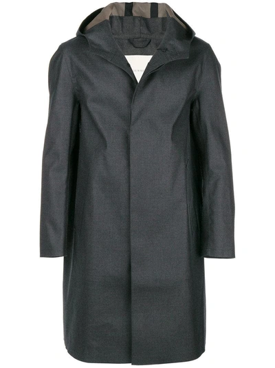 Shop Mackintosh Hooded Coat - Grey