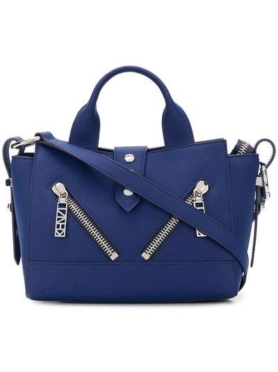 Shop Kenzo Small Kalifornia Shoulder Bag In Blue