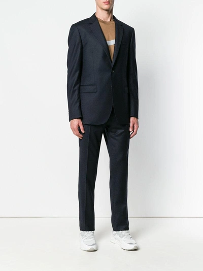 Shop Lanvin Classic Two-piece Suit - Blue