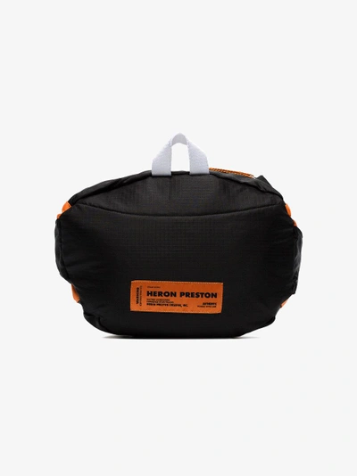 Shop Heron Preston Orange Padded Fabric Belt Bag In Yellow/orange