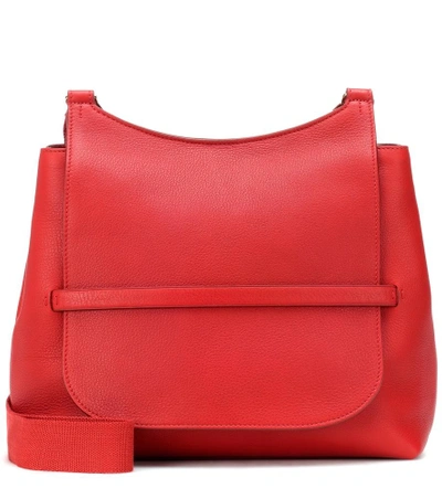 Shop The Row Sideby Leather Shoulder Bag In Red