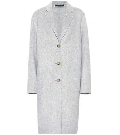 Shop Acne Studios Avalon Doublé Wool And Cashmere Coat In Grey