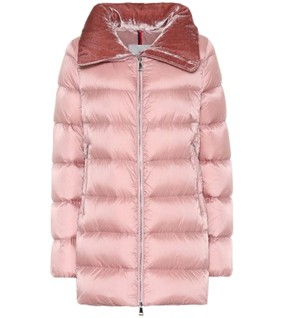 Shop Moncler Torcol Down Puffer Jacket In Pink