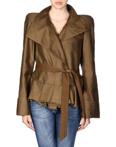 Shop Isabel Marant Jacket In Military Green