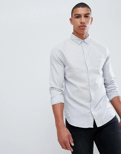 Shop Bellfield Textured Shirt - Gray