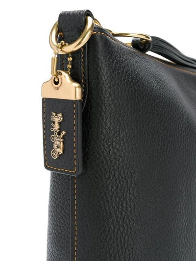 Shop Coach Glovet Shoulder Bag In Black