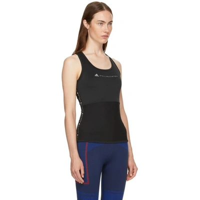 Shop Adidas By Stella Mccartney Black P Ess Tank Top