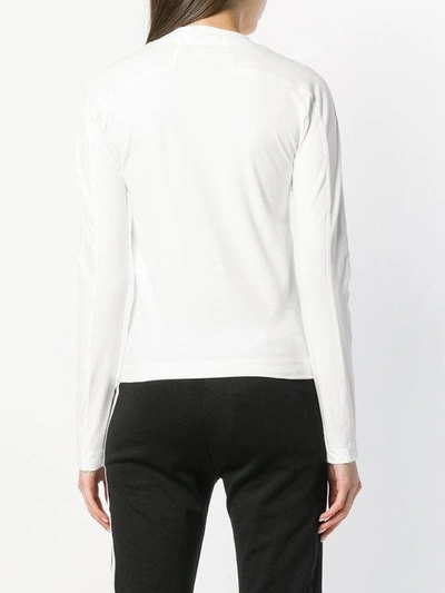 Shop Y-3 Stripe Long Sleeve T-shirt - White