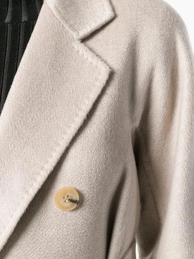 Shop Max Mara Double-breasted Trench Coat - Neutrals