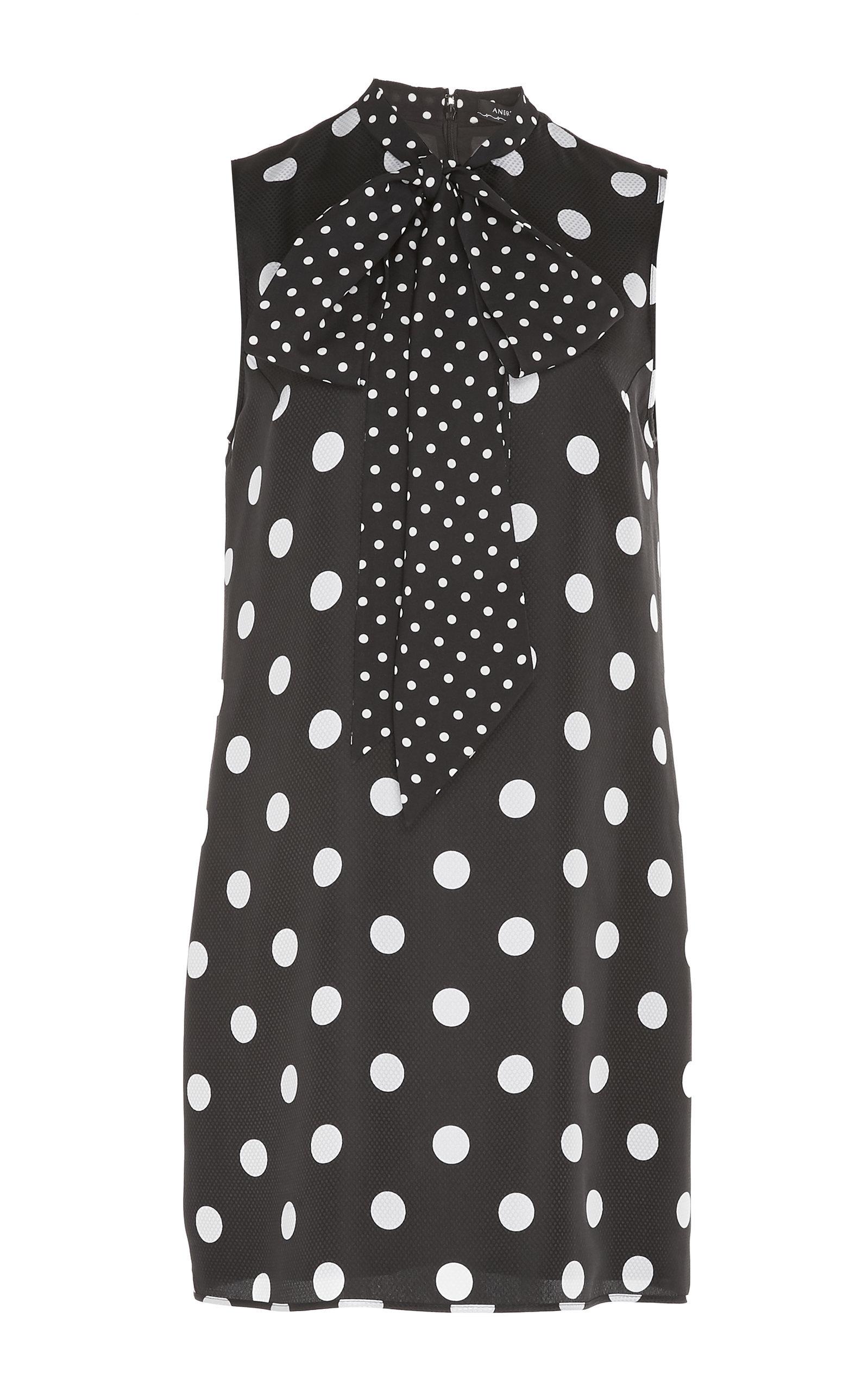 andrew gn polka dot dress
