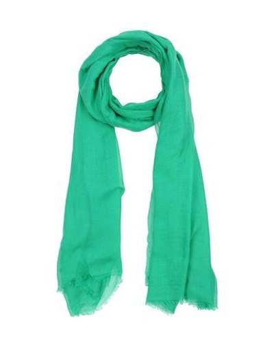 Shop Emporio Armani Scarves In Green