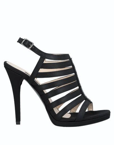 Shop Albano Sandals In Black