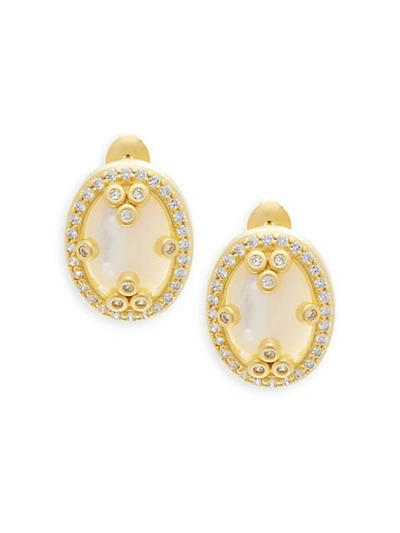 Shop Freida Rothman Mother-of-pearl & Sterling Silver Drop Earrings
