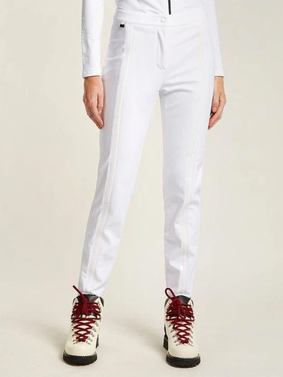 Fendi Stretch-jersey Stirrup Ski Pants In White | ModeSens