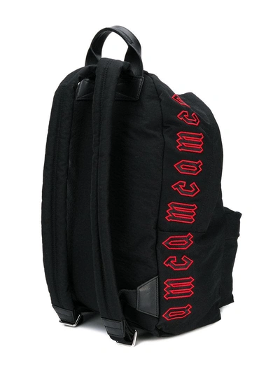Shop Mcq By Alexander Mcqueen Mcq Alexander Mcqueen Repeat Logo Backpack - Black