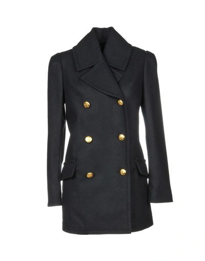 Shop Vivienne Westwood Anglomania Coat In Black