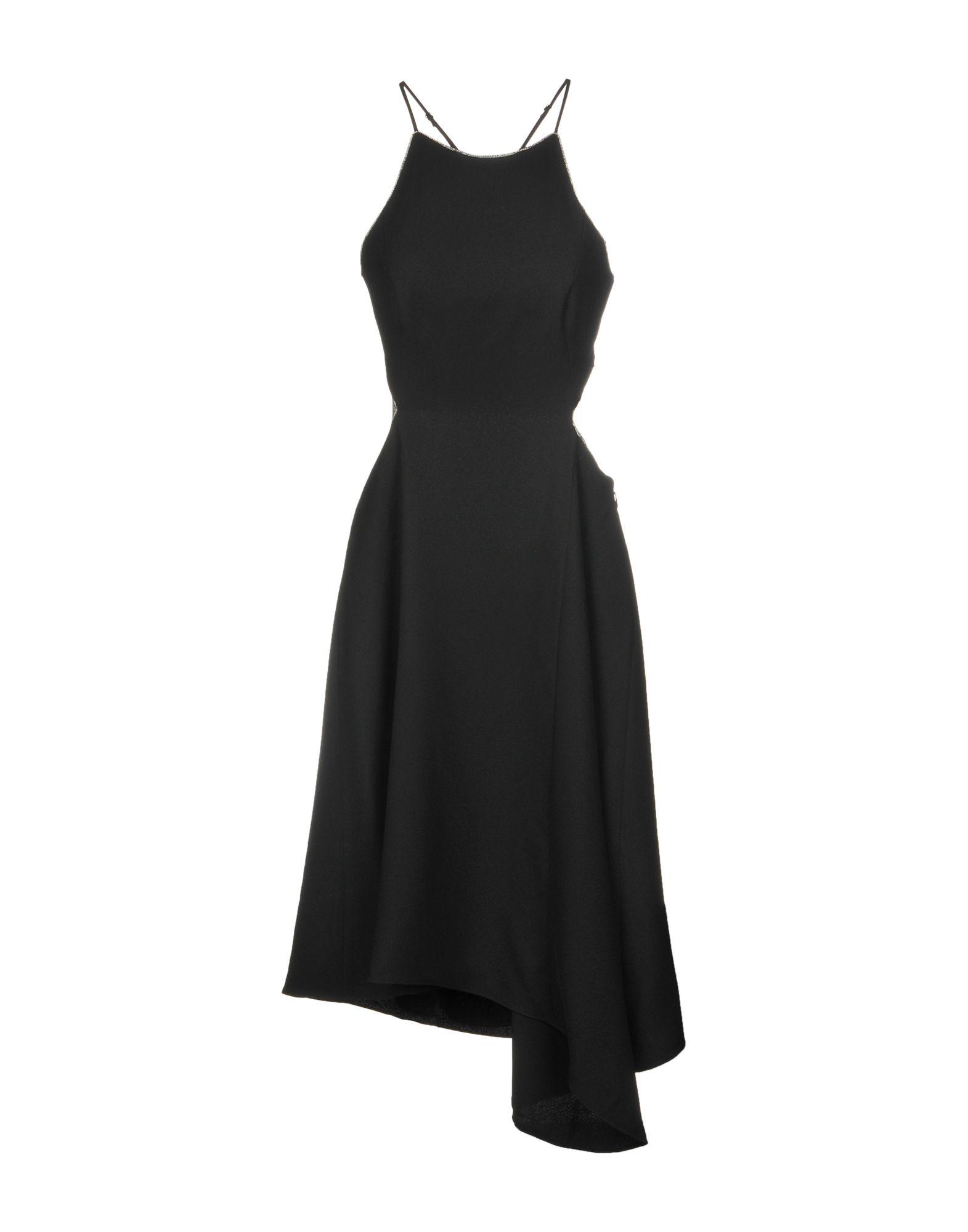 halston heritage midi dress
