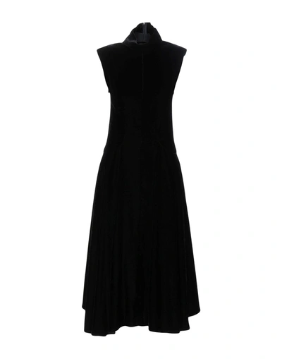 Shop Neil Barrett Midi Dresses In Black