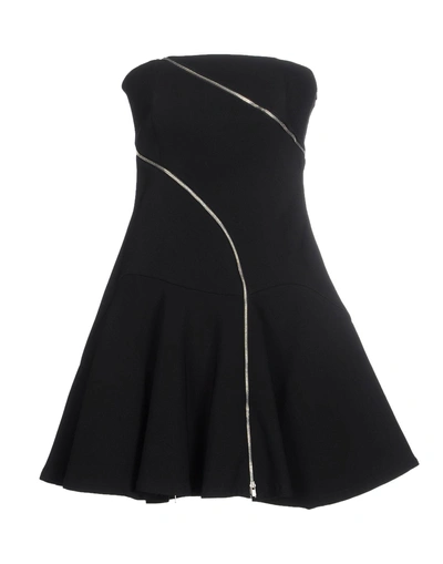 Shop Jay Ahr Kurzes Kleid In Black