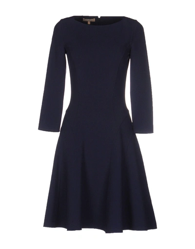 Shop Michael Kors Short Dresses In Dark Blue