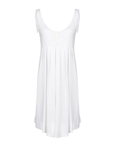 Shop Sportmax Code Short Dresses In White