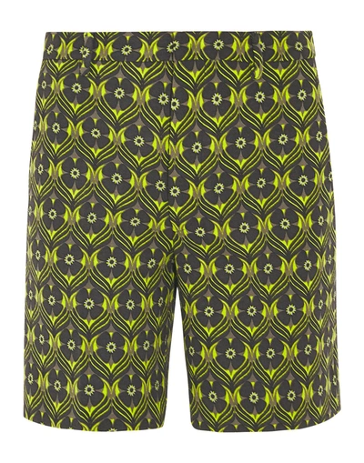Shop Miu Miu Shorts & Bermuda In Green