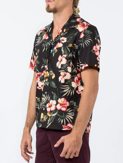 Shop Valentino Floral Printed Shortsleeved Shirt