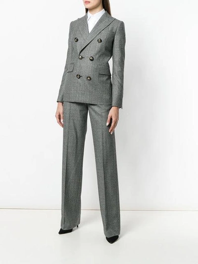 Shop Dsquared2 Checked Trouser Suit - Grey