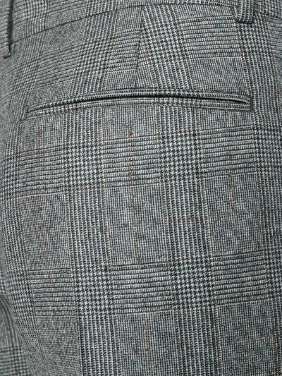 DSQUARED2 格纹羊毛西装套装 - 灰色