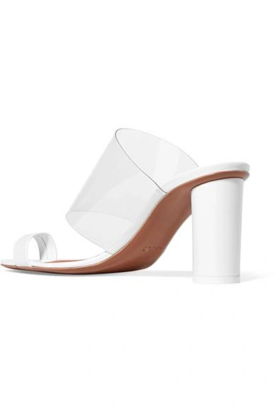 Shop Neous Chost Leather And Perspex Sandals In White