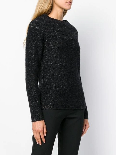 Shop Blugirl Crew Neck Sweater - Black