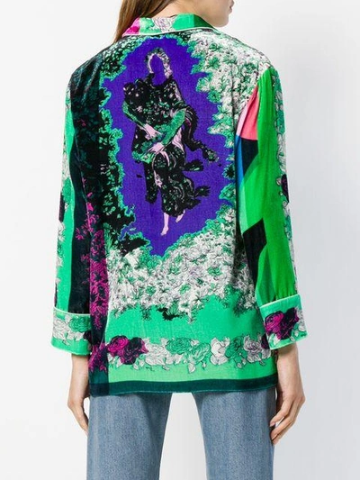 Shop Emilio Pucci Floral Pattern Shirt In Green