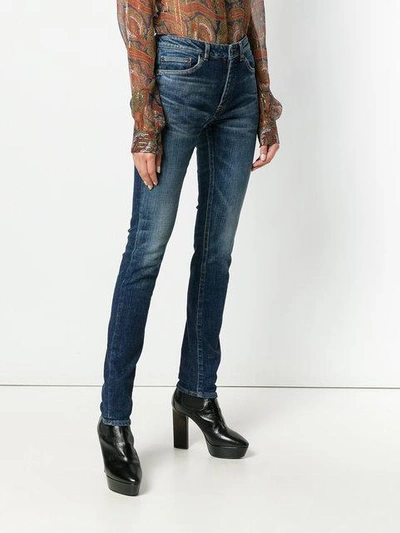Shop Saint Laurent Classic Skinny-fit Jeans In Blue