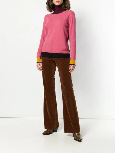 Shop Etro Velvet Corduroy Flares In 150