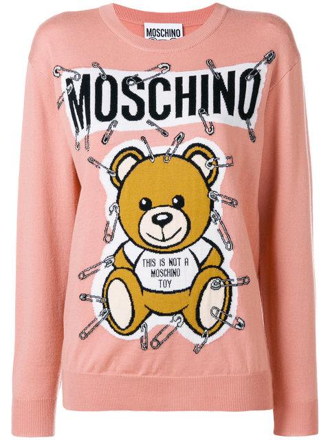 pink moschino jumper