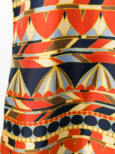 Shop La Doublej Umbrella Print Maxi Dress In Yellow