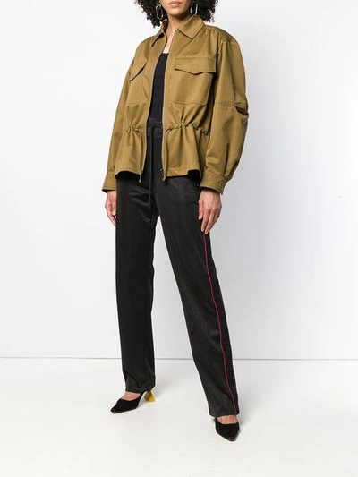 Valentino Sequined Jacket In Green