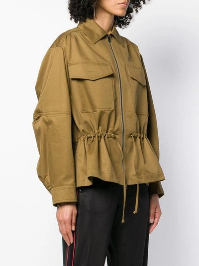 Valentino Sequined Jacket In Green