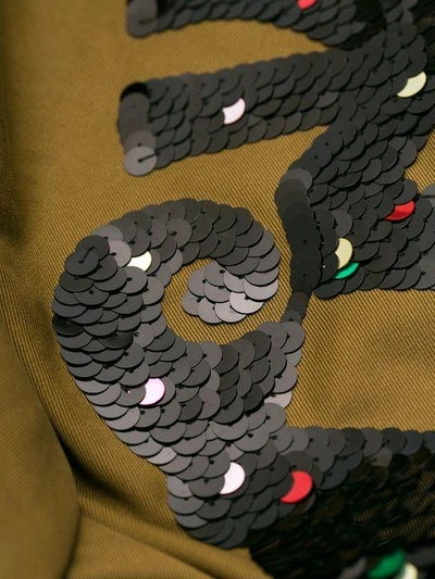Valentino Sequined Jacket In Green