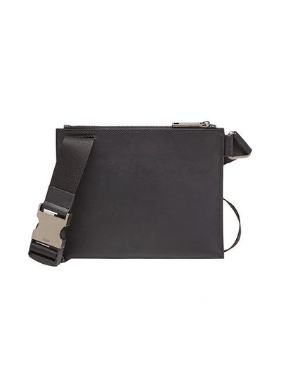 Shop Fendi Ff Motif Belt Bag In Black