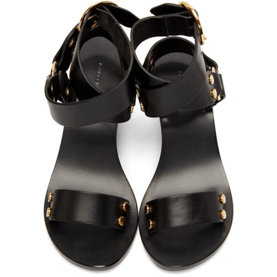 Shop Isabel Marant Black Jeyka Heels In Bkdo Bk/dor