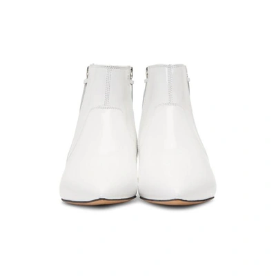 Shop Isabel Marant White Dawie Boots In 20wh White