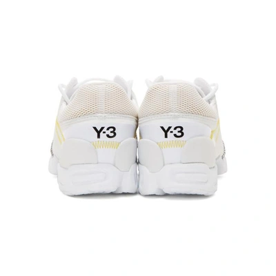 Shop Y-3 White Ekika Sneakers