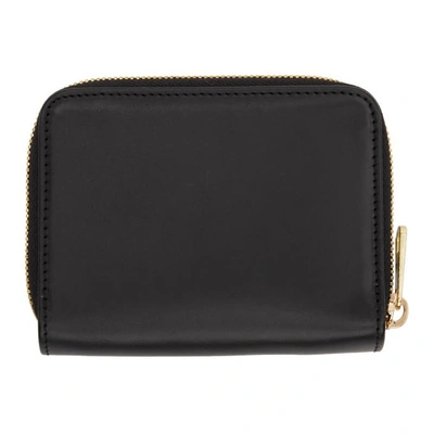 Shop Apc A.p.c. Black Emmanuelle Compact Wallet In Lzz Noir