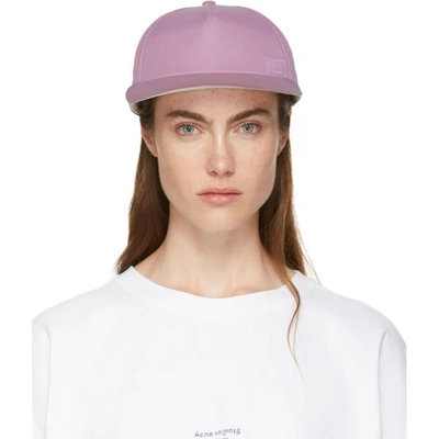 Shop Acne Studios Ssense Exclusive Purple Covia Face E Cap In Lilac Purpl